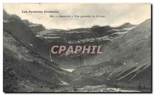 Ansichtskarte AK Les Pyrenees Illustrees Gavarnie Vue generale du Cirque