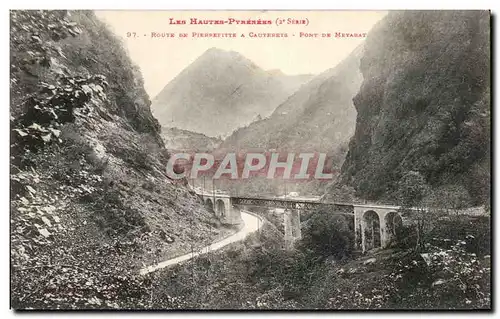 Cartes postales Route De Pierrefitte A Cauterets Pont De Meyabat