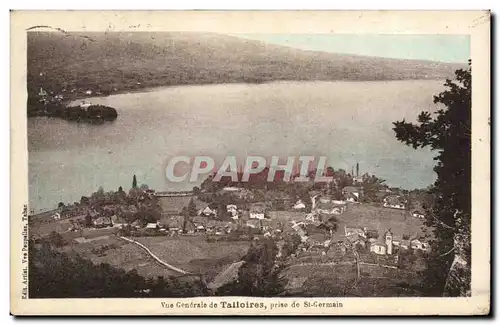 Cartes postales Vue Genrale De Talloires Prise De St Germain