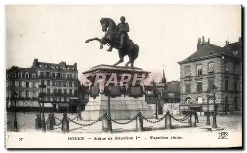 Cartes postales Rouen Statue De Napoleon 1er