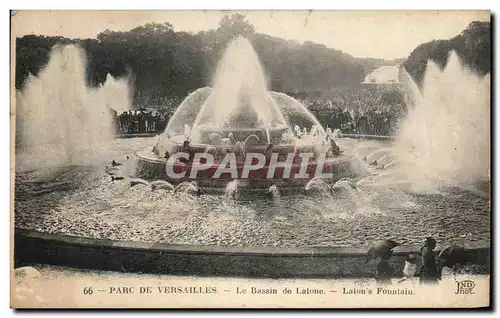 Cartes postales Parc De Versailles Le Bassin de Latone