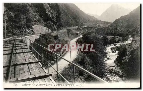 Cartes postales Route De Cauterets a Pierrefitte