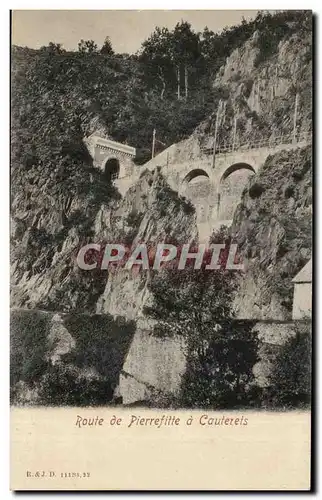 Cartes postales Route De Pierrefitte A Cauterets