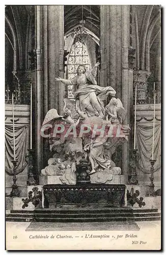 Cartes postales Cathedrale De Chartres L&#39assomption Par Bridan