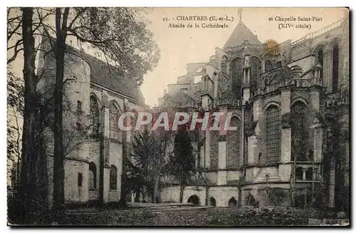 Ansichtskarte AK Chartres Abside de la Cathedrale