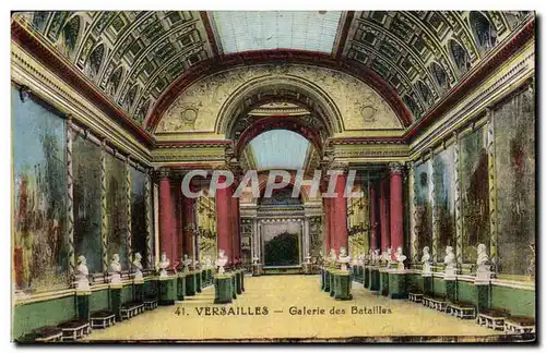 Ansichtskarte AK Versailles Galerie des Batailles