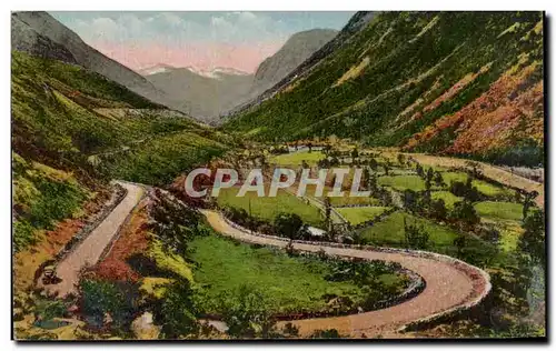 Cartes postales Route du col de Puymorens Le grand Lacet