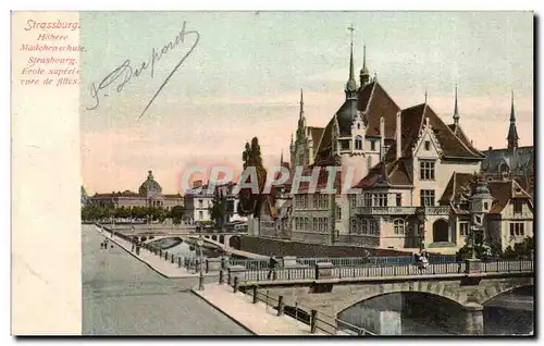 Cartes postales Strasbourg Ecole superieure de filles