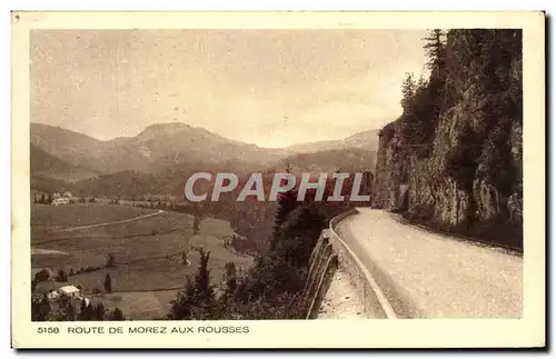 Ansichtskarte AK Route De Morez Aux Rousses