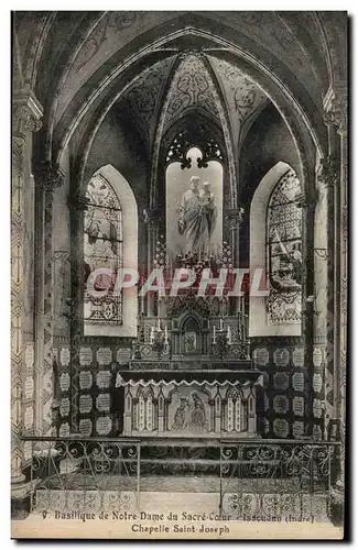 Ansichtskarte AK Basilique de Notre Dame du Sacre Coeur Issoudun Chapelle Saint Joseph