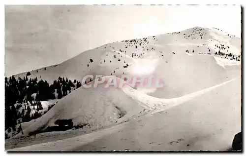 Cartes postales moderne Dauphine Isere L&#39Hiver Allevard Le Chalet du Grand Collet