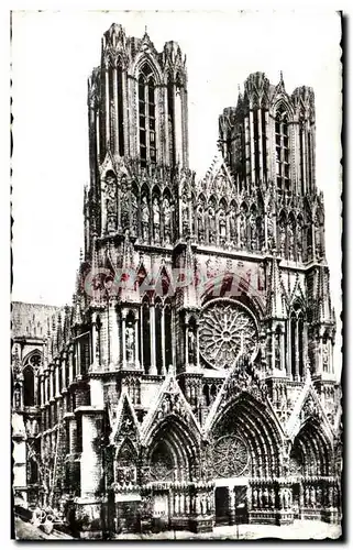 Cartes postales moderne Reims La Cathedrale avant la Grande Guerre