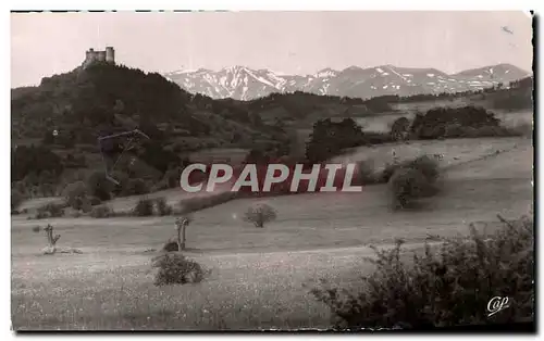 Ansichtskarte AK Murol Le Chateau et le Massif du Sancy