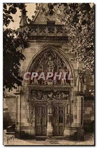 Ansichtskarte AK Chateaux De La Loire Chateau d&#39Amboise Porte de la Chapelle St Habert