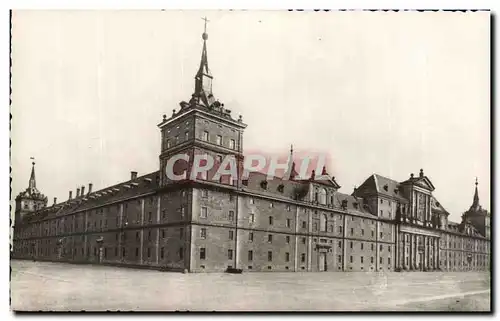 Cartes postales Monastetio de El Escorial Fachade Principal y angulo del Seminario