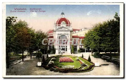 Cartes postales Wiesbaden Xochbrunnen