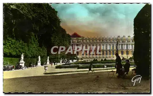 Ansichtskarte AK Versailles Les parterres du nord et le chateau