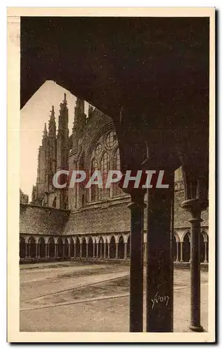 Cartes postales Mont St Michel Abbaye Le Cloitrre