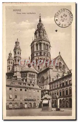 Cartes postales Mainz Dorn Vom Leichplatz