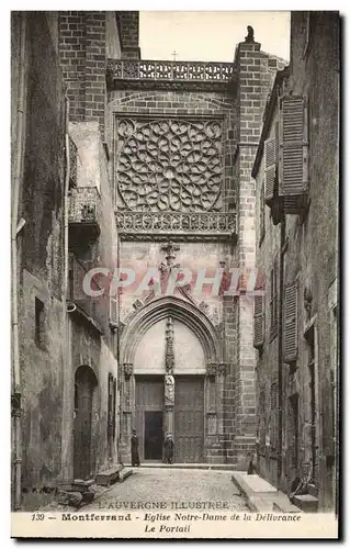 Ansichtskarte AK L&#39Auvergne Illustree Montferrand Eglise Notre Dame de la Delivrance