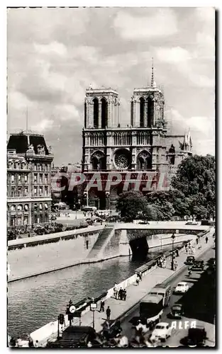 Ansichtskarte AK Paris Notre Dame et le Quai de Montebello