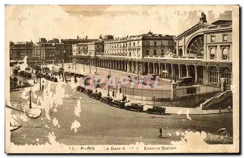 Cartes postales Paris La Gare de l&#39ESt