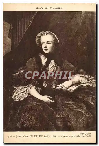 Cartes postales Jean Marc Nattier Marie Leczinska Musee de Versailles