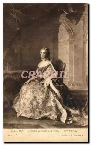 Ansichtskarte AK Nattier Madame lisabeth de Frace mme Infante