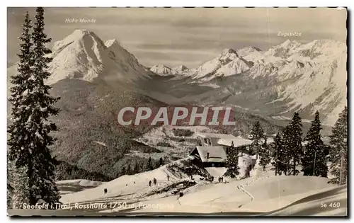 Ansichtskarte AK Seefeld i Tirol Rosshutte Panorama