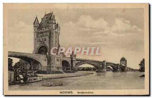 Cartes postales Worms Strassenbrucke