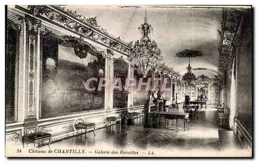 Ansichtskarte AK Chateau de Chantilly Galerie des Batailles