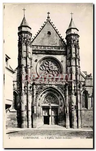 Cartes postales Compiegne L&#39Eglise Saint Antoine