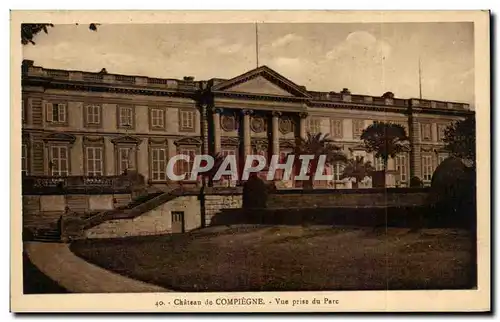 Ansichtskarte AK Chateau de Compiegne Vue prise du Parc