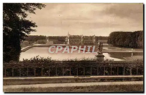 Ansichtskarte AK Chantilly Le Chateau Vue Generale prise du Saut du Loup