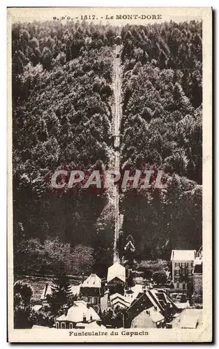 Cartes postales Funiculaire du Capucin Le Mont Dore