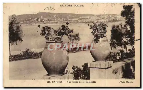 Cartes postales Cannes Vue prise de la Croisette