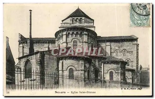 Cartes postales Nevers Eglise Saint Etienne