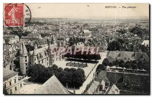 Cartes postales Nevers Vue generale