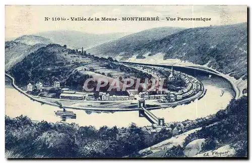 Cartes postales Vallee de la Meuse Montherme Vue Panoramique