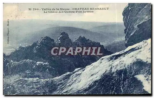 Cartes postales Vallee de la Meuse Chateau Regnault Le Chaos des Quatre Fils Aumon