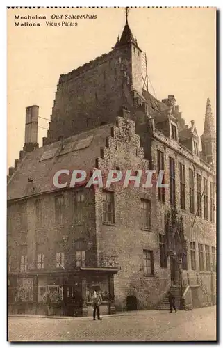 Cartes postales Malines Vieux Palais