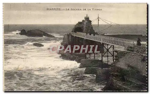 Cartes postales Biarritz Le Rocher De La Vierge