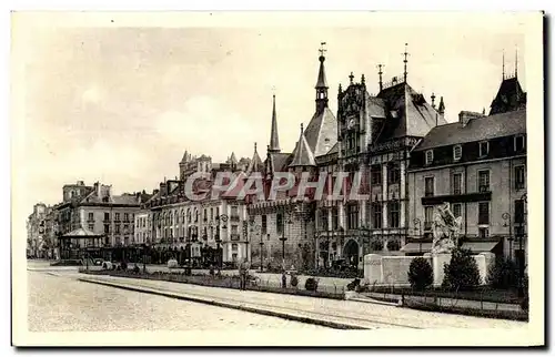 Ansichtskarte AK Saumur Perspective du Quai