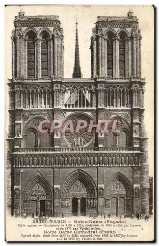 Cartes postales Paris Notre Dame