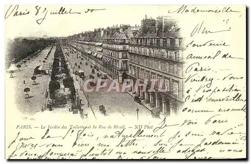 REPRO Paris Le Jardin des Tuilerieset La Rue de Rivoli