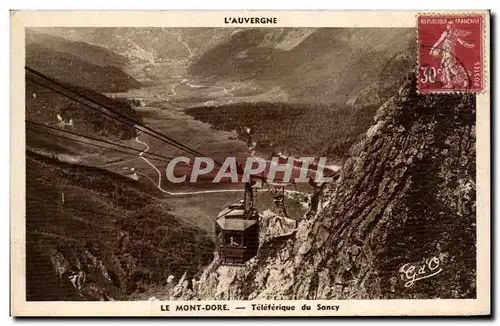 Ansichtskarte AK Le Mont Dore Teleferique du Sancy