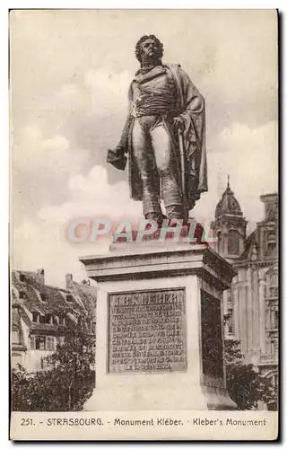 Cartes postales Strasbourg Monument Kleber