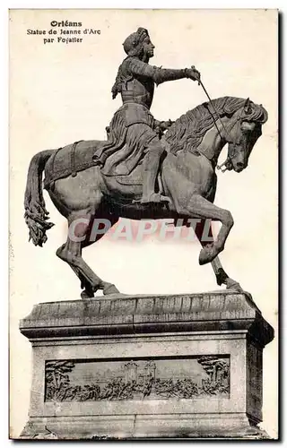 Cartes postales Orleans Statue De Jeanne D&#39Arc Par Foyatier