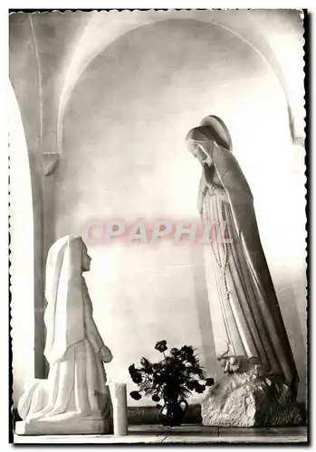 Cartes postales moderne Lourdes Asile Notre Dame L&#39Apparition Sculpteur Serraz