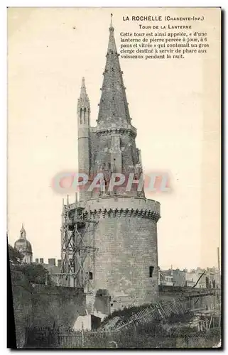 Cartes postales La Rochelle Tour de la Lanterne